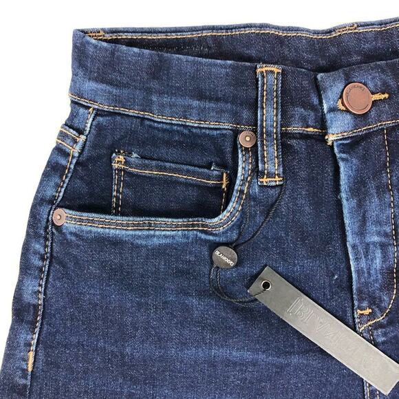 NWT BLANKNYC Shorts Retro High Rise Blue Size 24 - Picture 3 of 11